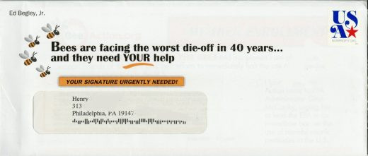 Friends of the Earth direct mail