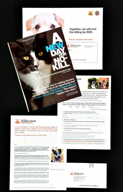 Best Friends&rsquo; repurposed &ldquo;A New Day for No Kill&rdquo; package.